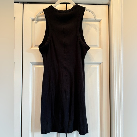 SKIMS black ribbed mini dress, L - Picture 2 of 8